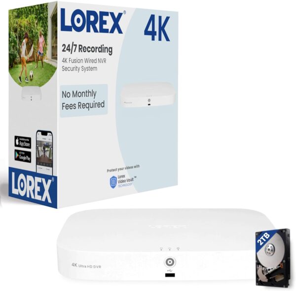 Lorex 4K 16-Channel (8 Wired and 8 Fusion) Fusion Security Camera