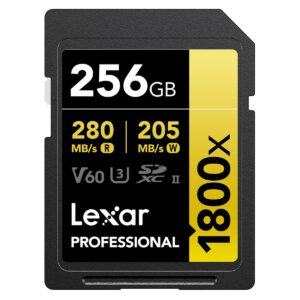 Lexar Professional 1800x 256GB SDXC